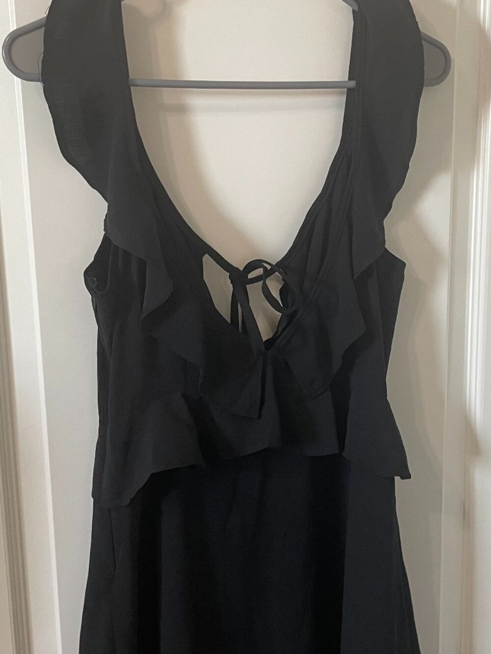 NWOT Hello Molly Little Black Dress Flutter sleeves Small